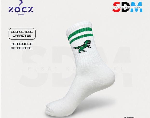 Kaos Kaki Kantor White Series (Trex)