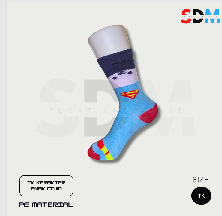Kaos Kaki Anak TK Motif Kartun